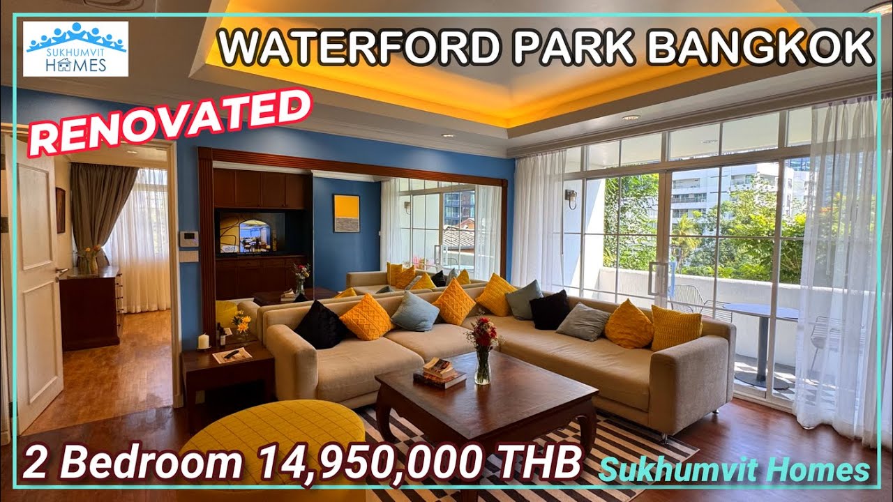 Renovated Victorian Style Condo Sale Bangkok 2 Bedroom Waterford Park 14,950,000 THB