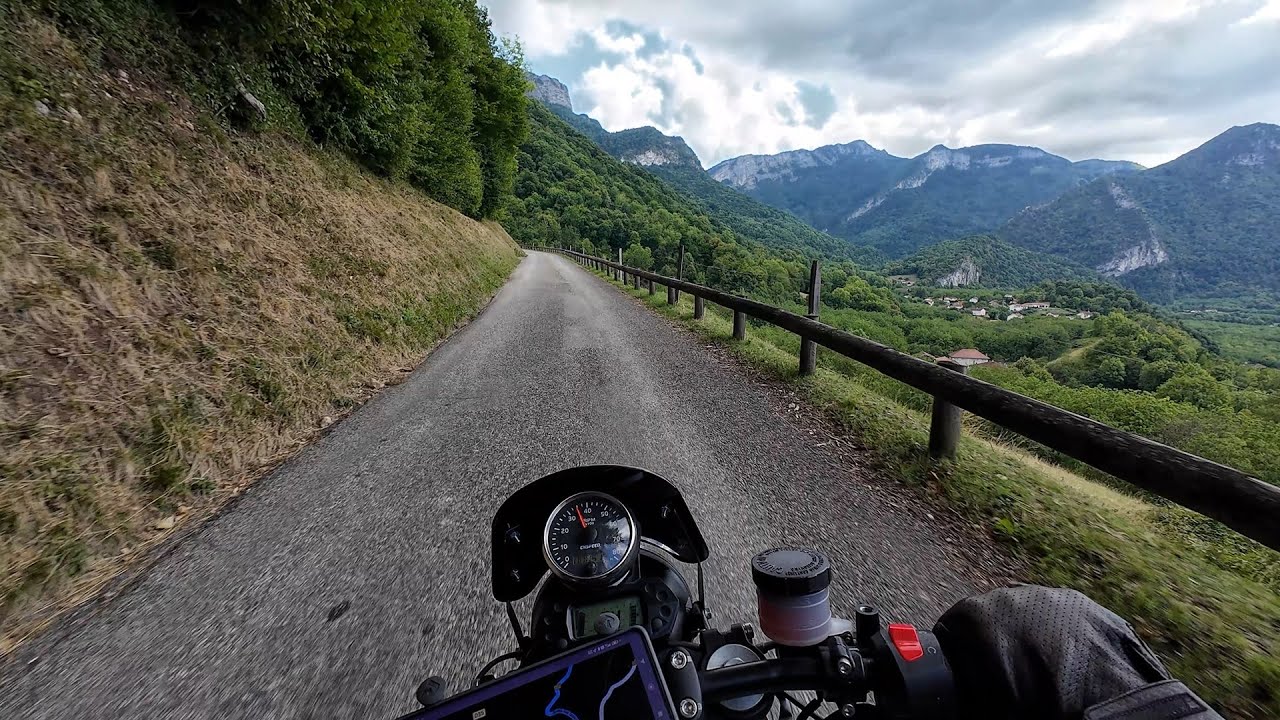 Balade à moto dans le Vercors en Août 2025 (Temps X8)