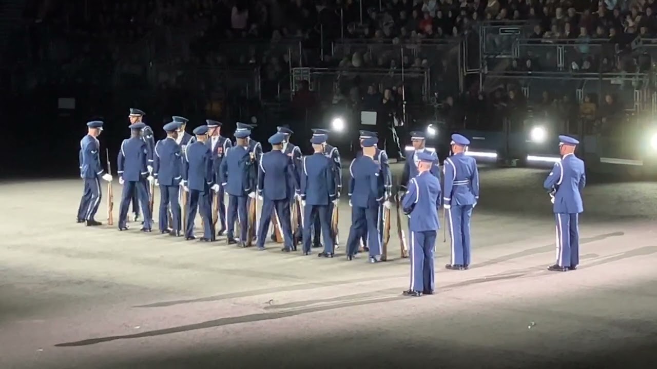 United States Air Force Honor Guard Drill Team - The Royal Edinburgh Military Tattoo 2022