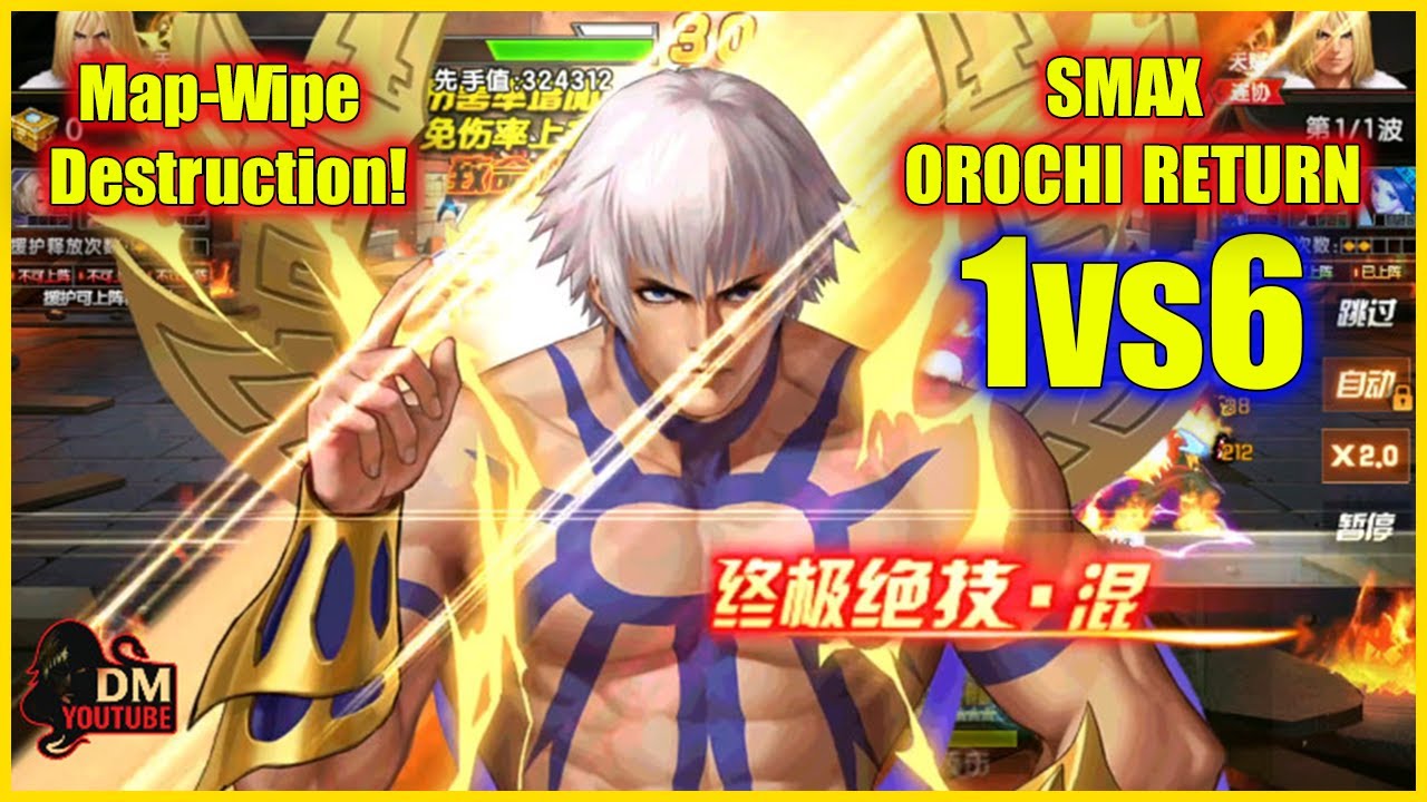 ღ KOF98UMOL ✪ SMAX OROCHI RETURN 1vs6...Map-Wipe Destruction! 💥