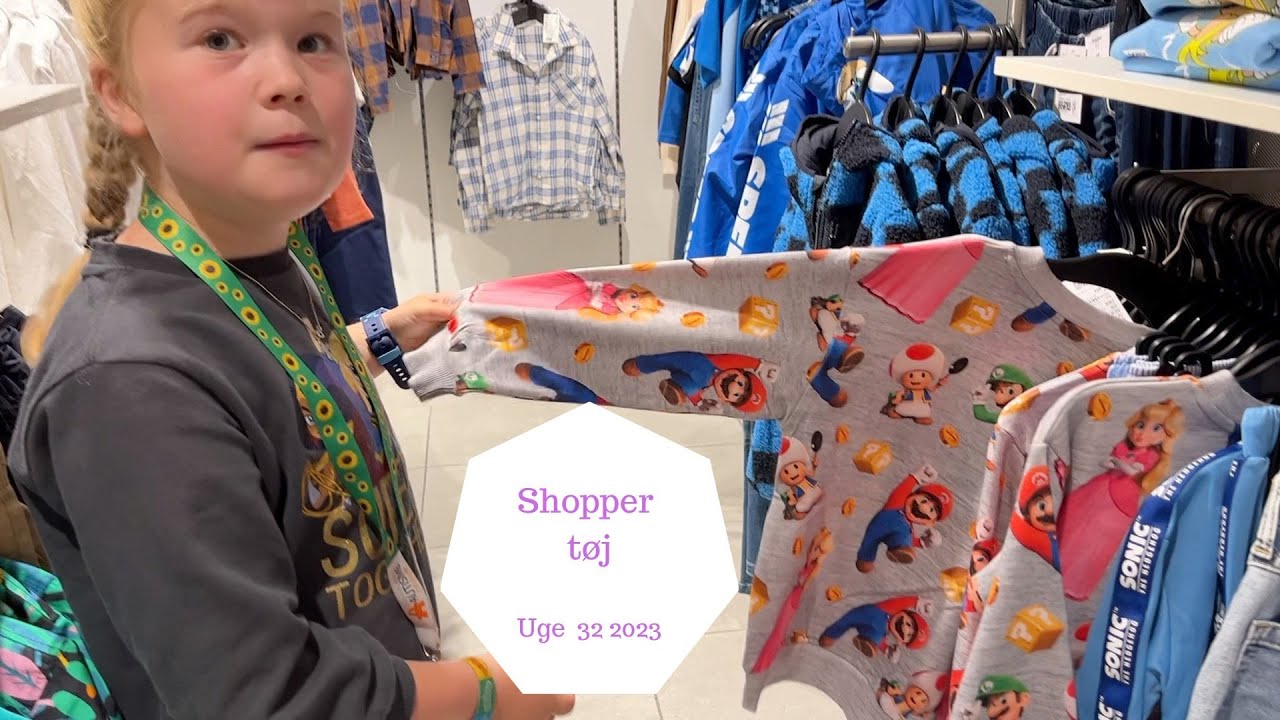 SHOPPER TØJ TIL FØRSTE SKOLEDAG