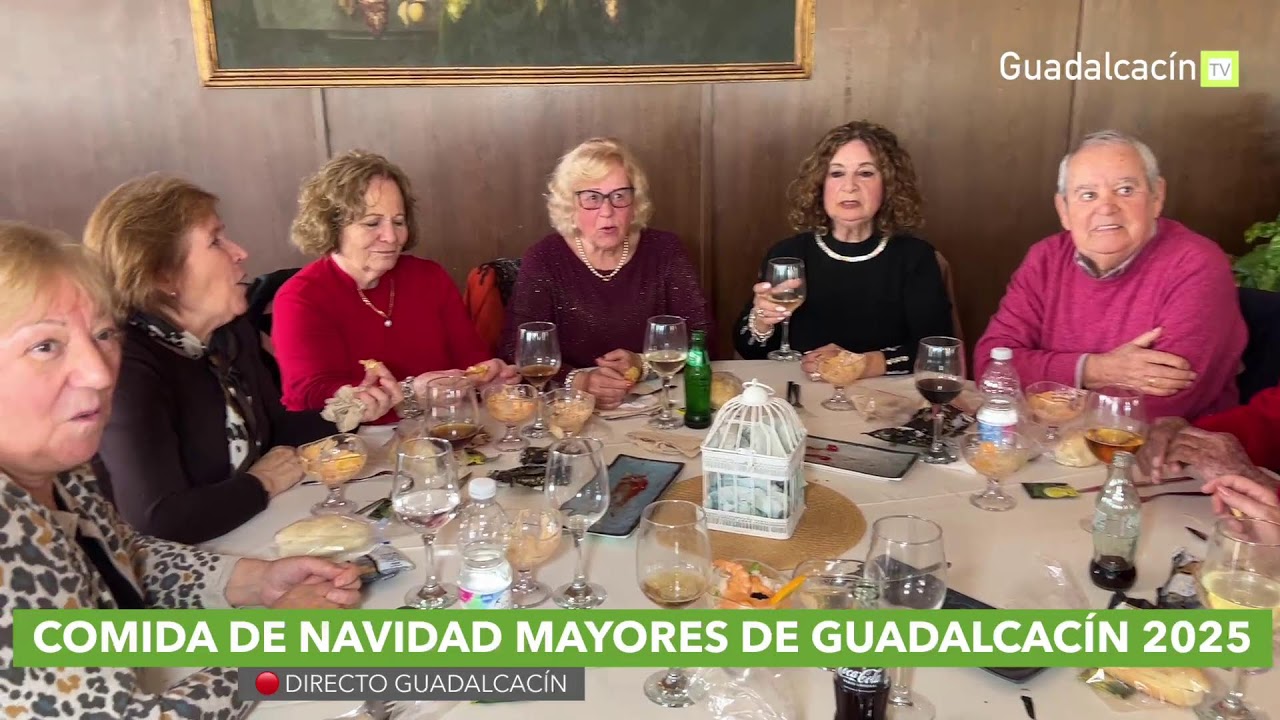 🔴 DIRECTO |  COMIDA DE NAVIDAD MAYORES DE GUADALCACÍN 2025