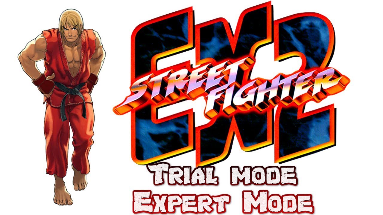 Street Fighter EX2 Plus - Ken Trial Mode Expert Mode All Missions