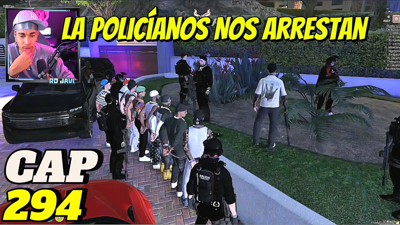 RDjavi: La Policía Entra A La Casa Y Nos Arrestan A Todos! | GTA RP