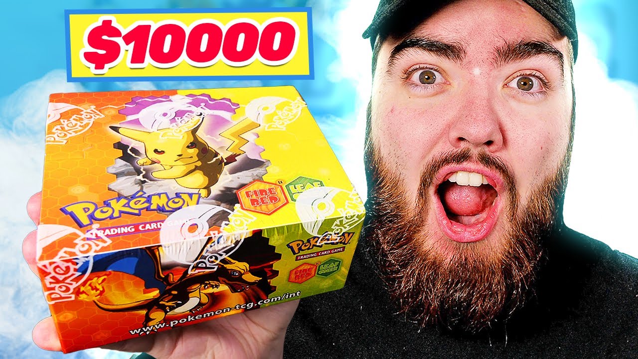 Opening a $10,000 VINTAGE Pokémon Booster Box! *EX FIRE RED LEAF GREEN*