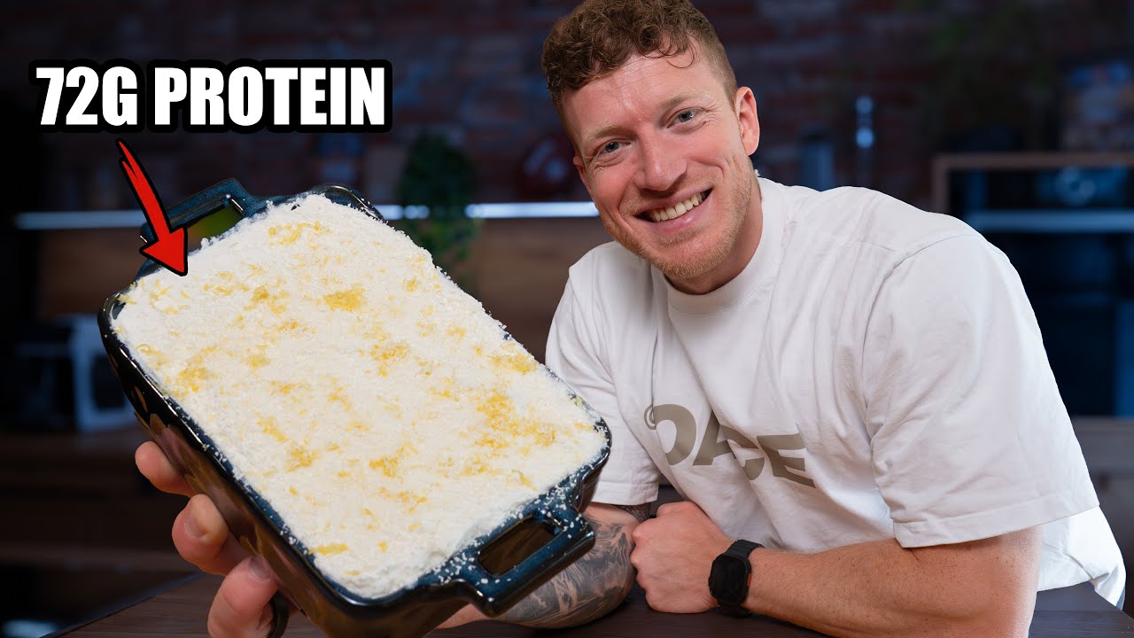ZITRONEN TIRAMISU mit 72g PROTEIN! (Sogar meine Kinder lieben es)