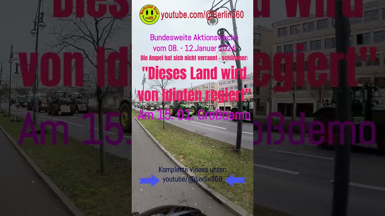 #bauernprotest #Stuttgart #Hamburg #M&uuml;nchen #bauerndemo #lindner #habeck #&Ouml;zdemir #Berlin #fdp #Demo