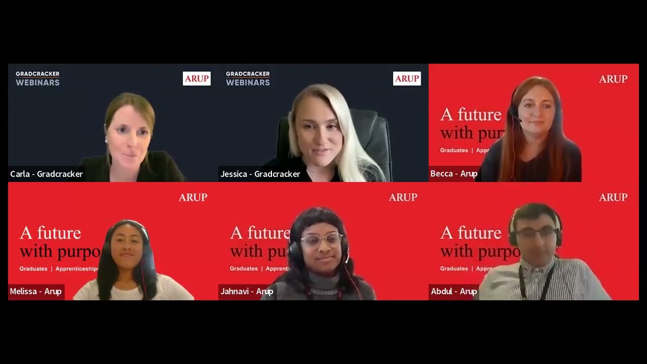 Gradcracker & Arup Webinar
