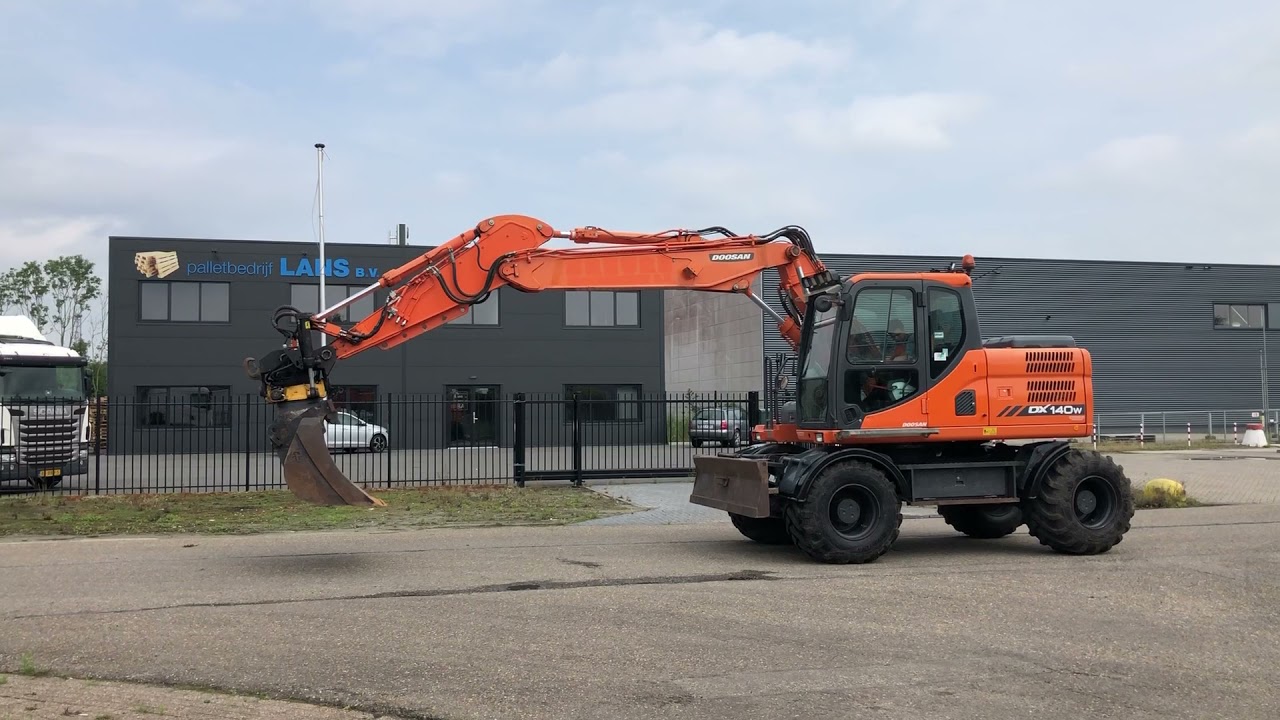 Doosan DX140W 3 VIDEO