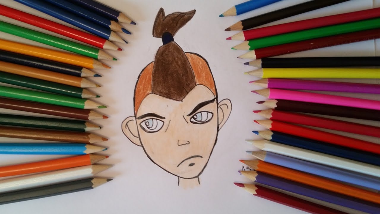 Drawing manga Sokka Avatar Tutorial
