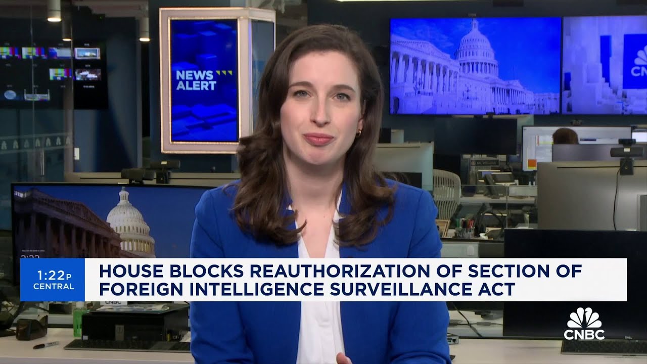 House blocks reauthorization of section of Foreign Intelligence Surveillance Act