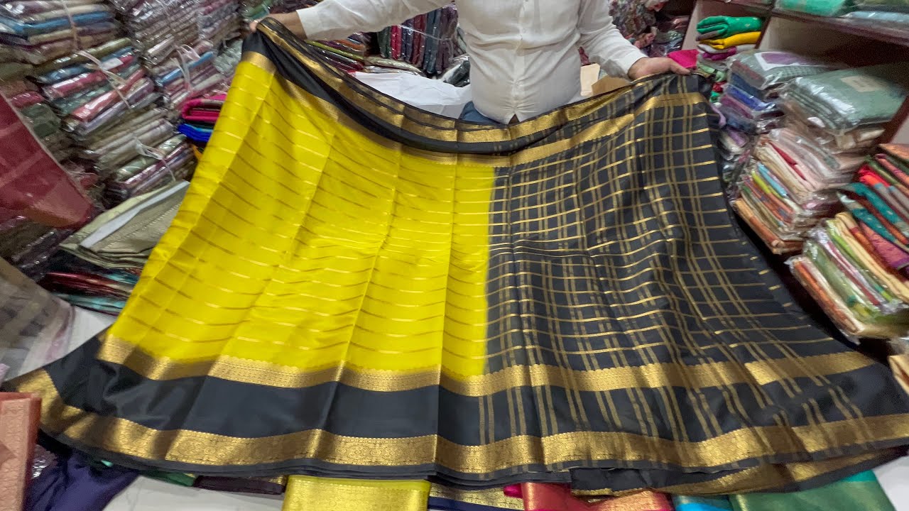 Unbelivable Challenging Price👌chickpet Bangalore wholesale Banarasi Crepe Georgatte Chiffon sarees