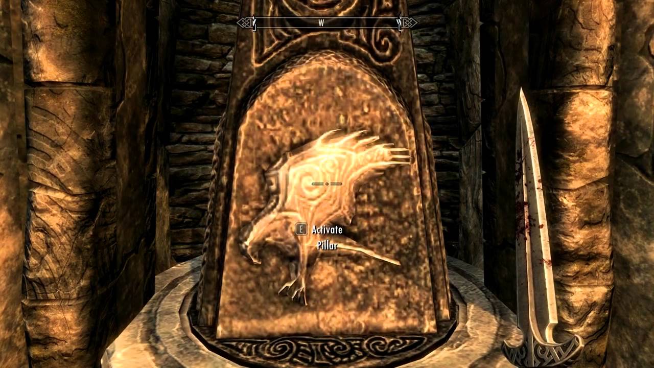 Skyrim - Bleak Falls Barrow: First puzzle