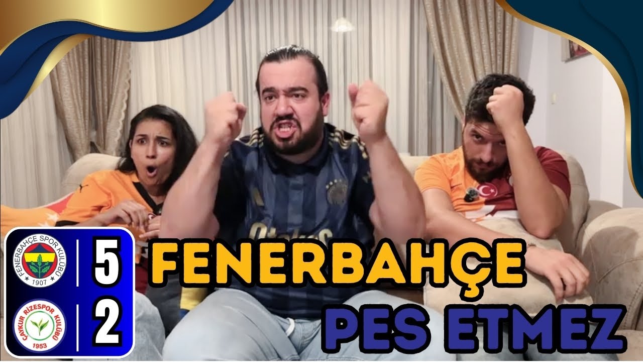 FENERBAHÇE YIKILMAZ | EFSANE GERİ DÖNÜŞ | Fanatik1Aile FENERBAHÇE 5-2 ÇAYKUR RİZESPOR MAÇINA TEPKİ