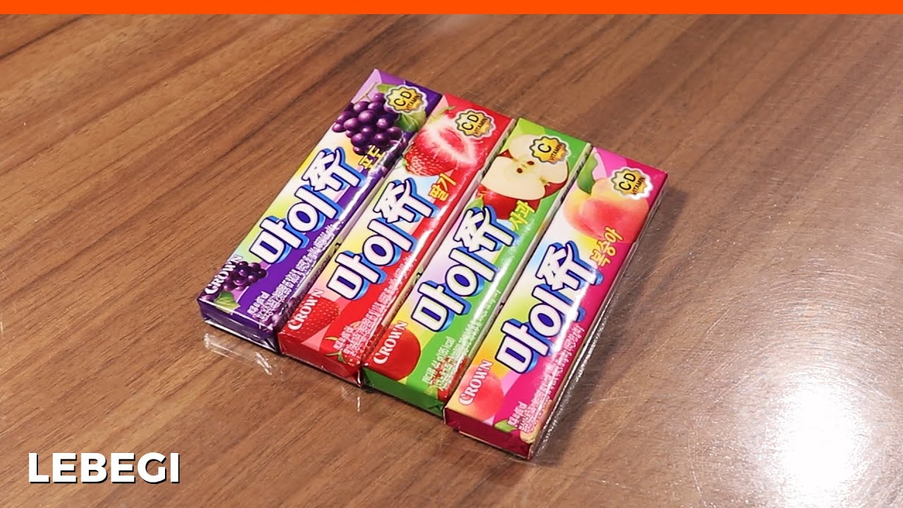 800원짜리 마이쮸 4개가 동시에 신분 상승하는 과정