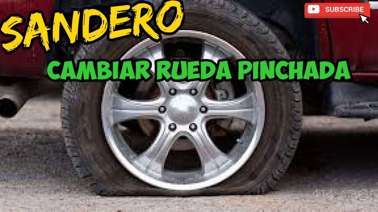 SANDERO | CÓMO CAMBIAR RUEDA PINCHADA