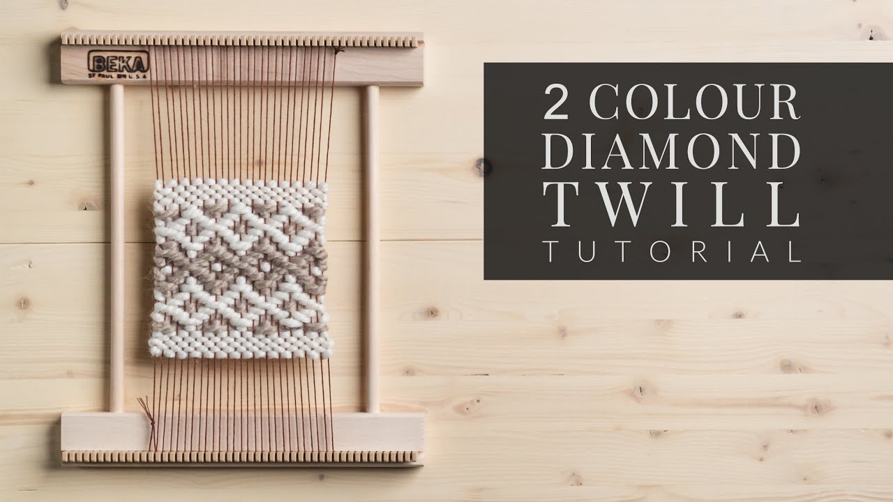 Two Color Diamond Twill Tutorial
