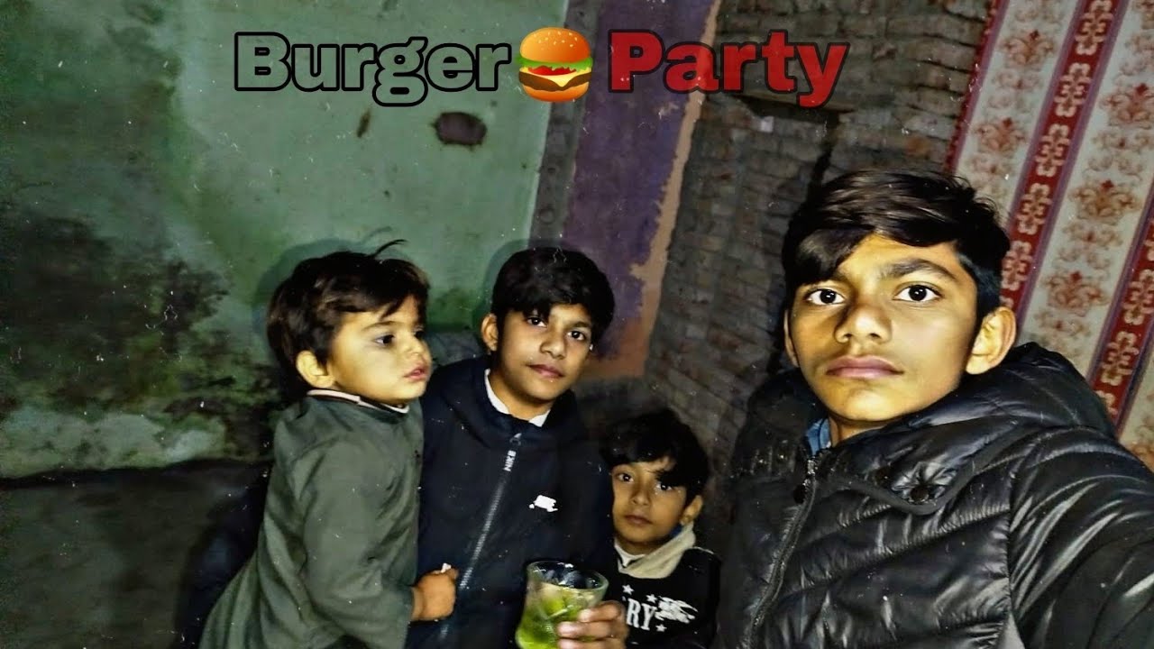 Burger 🍔 party |#Mughal 07 Edits|#subscribe for more videos |#complete 1k subs| #support me please 