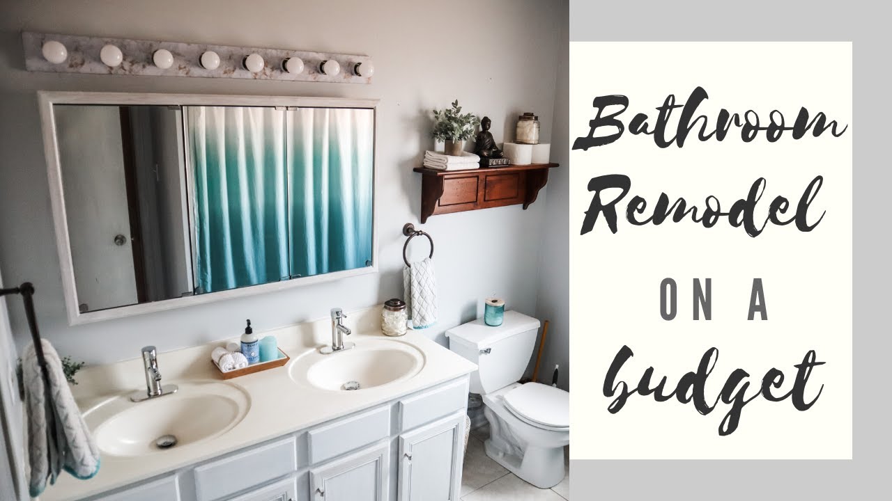 DIY: Builder Grade Bathroom Remodel | Easy and Budget Friendly Bathroom Upgrade!