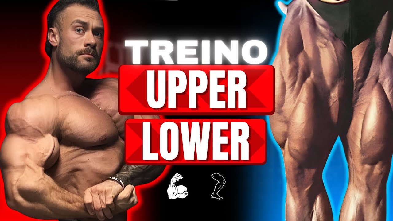 A DIVISÃO de TREINO que vai MUDAR COMPLETAMENTE o seu SHAPE! (Upper e Lower)