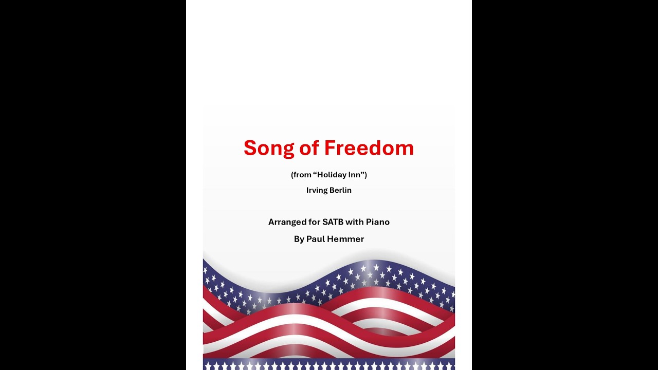 Song of Freedom SATB Piano