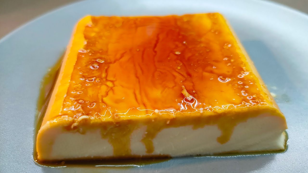 Flan de nata facilísimo