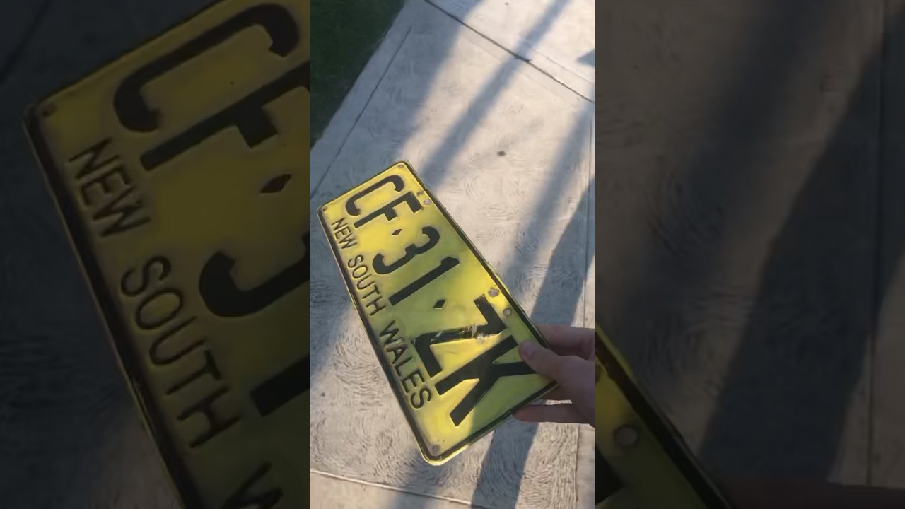 NSW C Number plate find on Canterbury Rd!