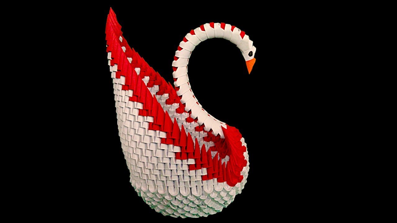 3D Origami Swan #1 | Paper Swan tutorial part 2