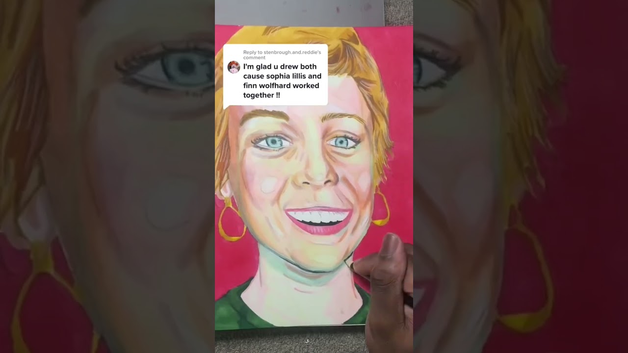 Coloring Sophia lillis with ohuhumarkers 