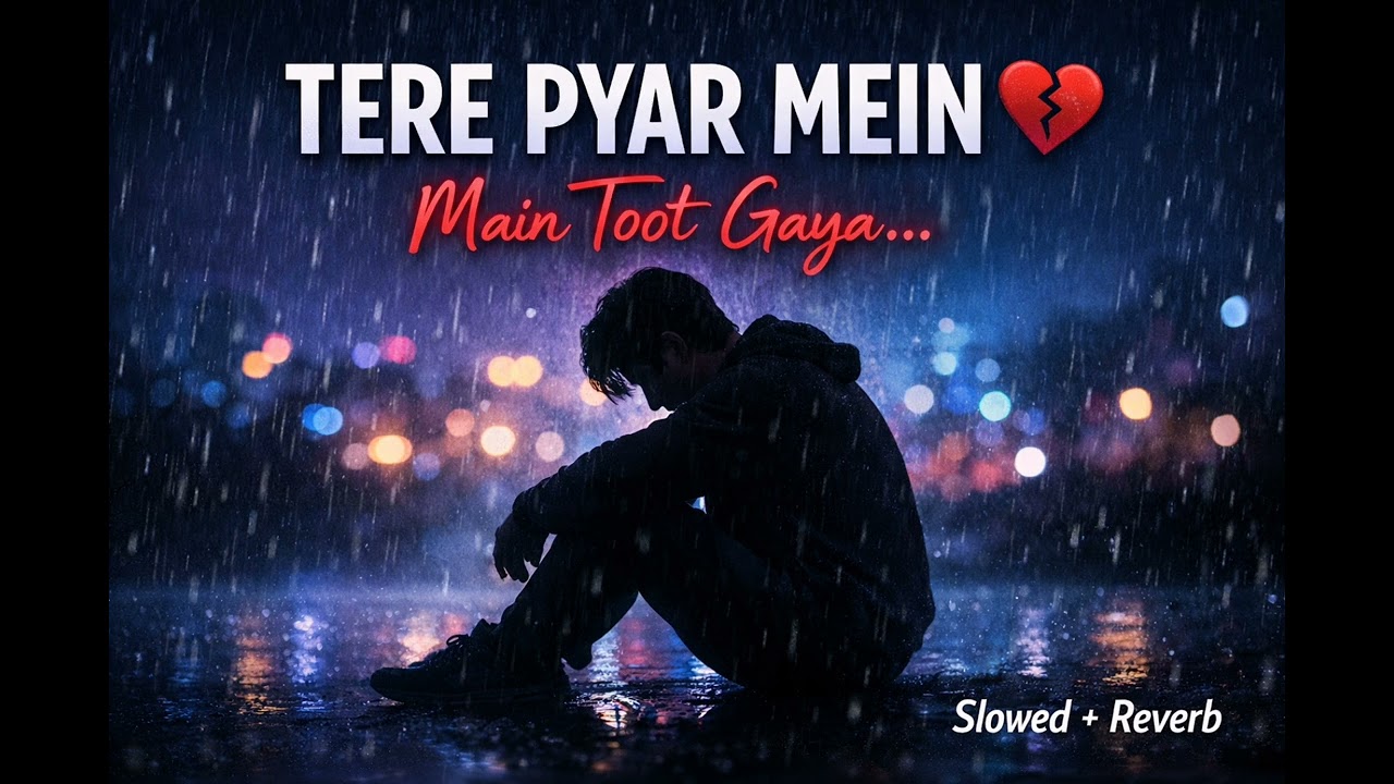 Tere pyar me #slowed reverb #sadsong 💔❤️‍🩹💔#1million target 🎯