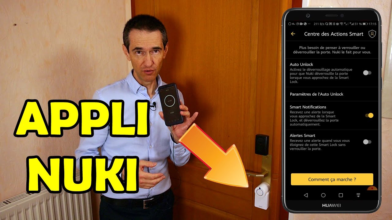 🇫🇷 APPLICATION NUKI EN DÉTAIL 🇫🇷 SERRURE CONNECTÉE 🇫🇷 VOIR DESCRIPTION