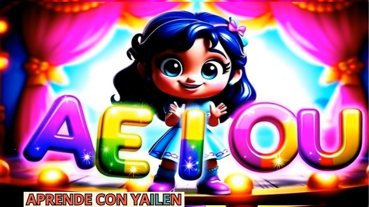 Aprende las Vocales | Ronda de las Vocales | Canción Educativa para Niños de 2 a 6 Años | A E I O U