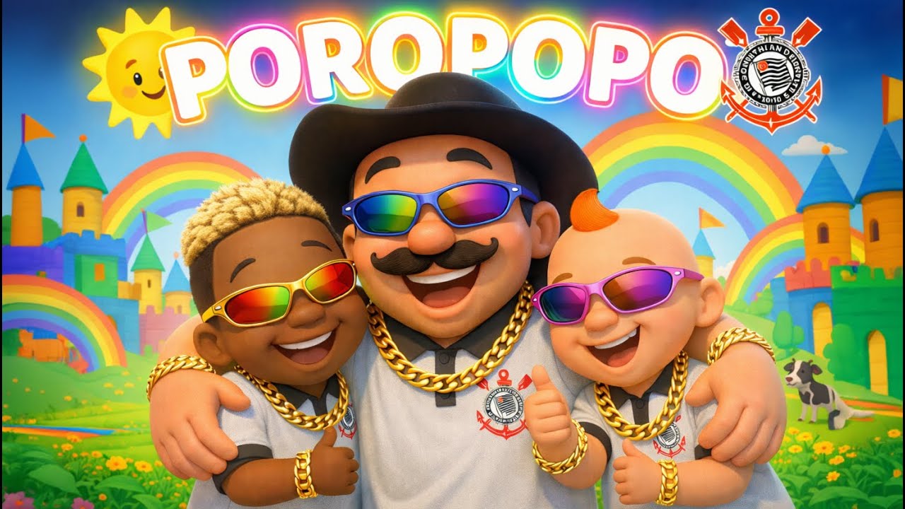 POROPOPÓ CORINTHIANS | MÚSICA INFANTIL E DESENHO INFANTIL OFICIAL DO TIMÃO COM LETRA #corinthians