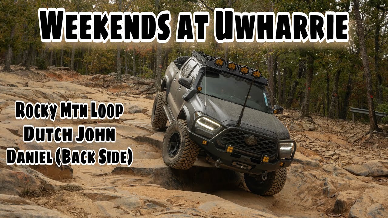 Внедорожные гонки в Uwharrie OHV | Rocky Mountain Loop, Dutch John, Daniel Back Side