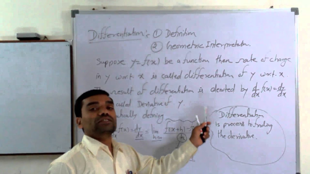 Concept of differentiation in Hindi