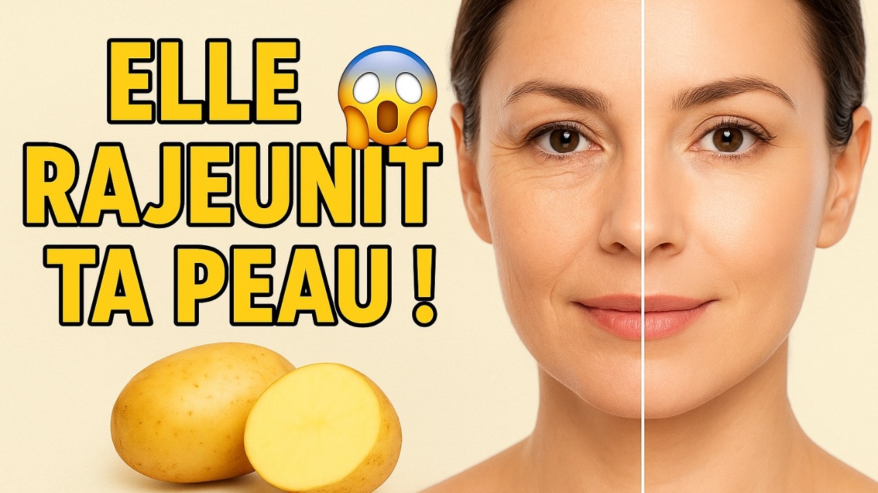 Le secret de la pomme de terre pour une peau jeune va te surprendre ! 🥔✨