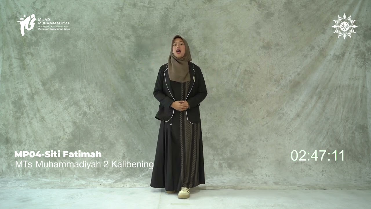 Milad 113 Muhammadiyah | MP04 Siti Fatimah - Mts Muhammadiyah 2 Kalibening