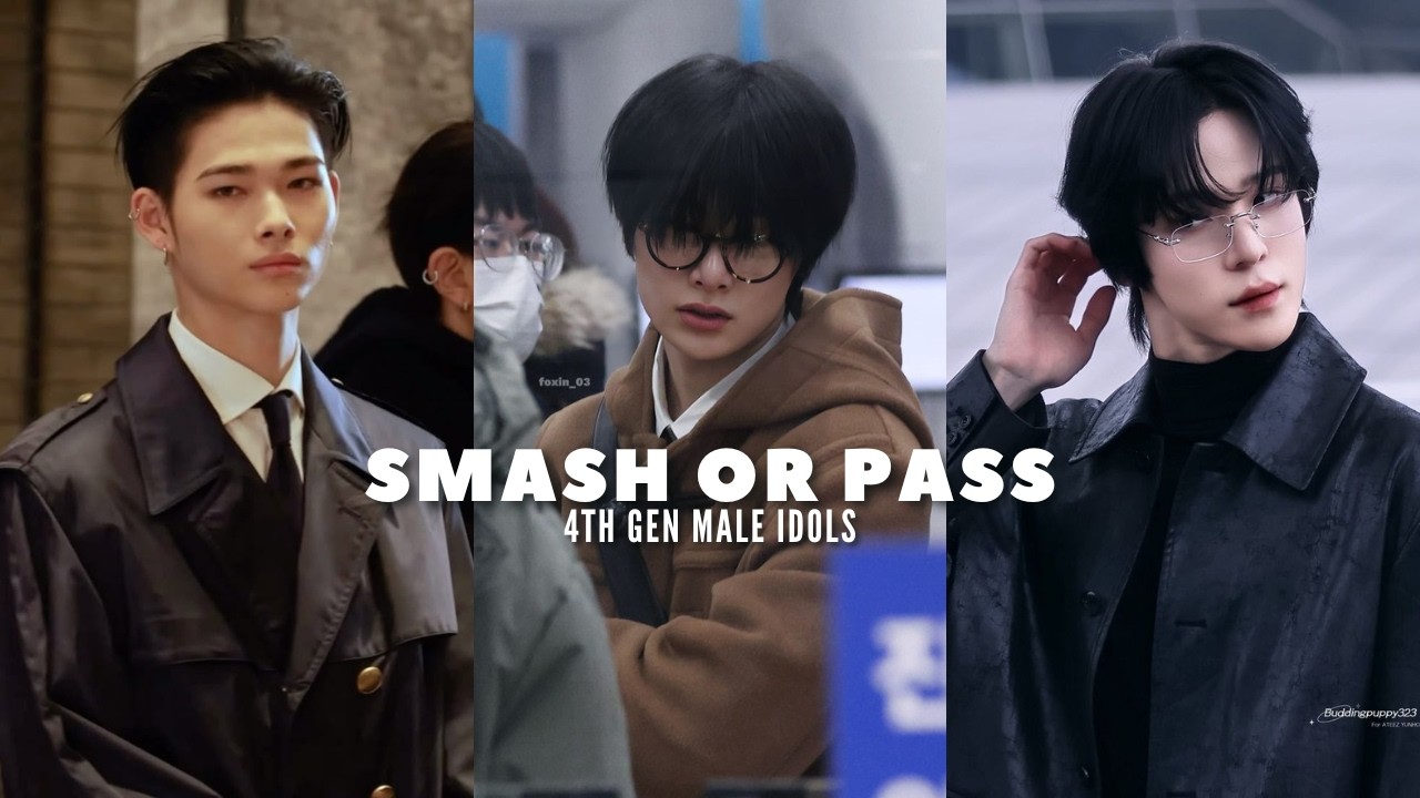 SMASH OR PASS | 4TH GEN MALE IDOLS | KPOP GAME | ENHYPEN, STRAY KIDS, TXT, ATEEZ, TREASURE...
