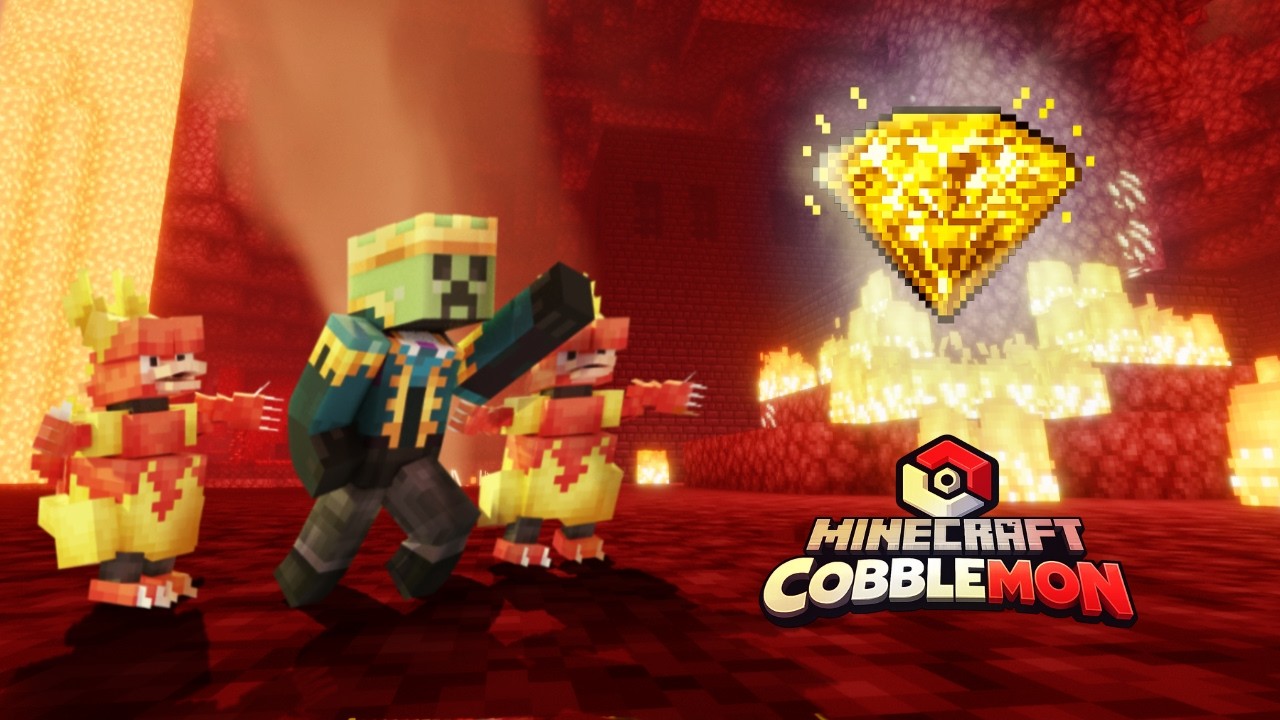 MINECRAFT PERO EN EL NETHER HAY POKEMONES