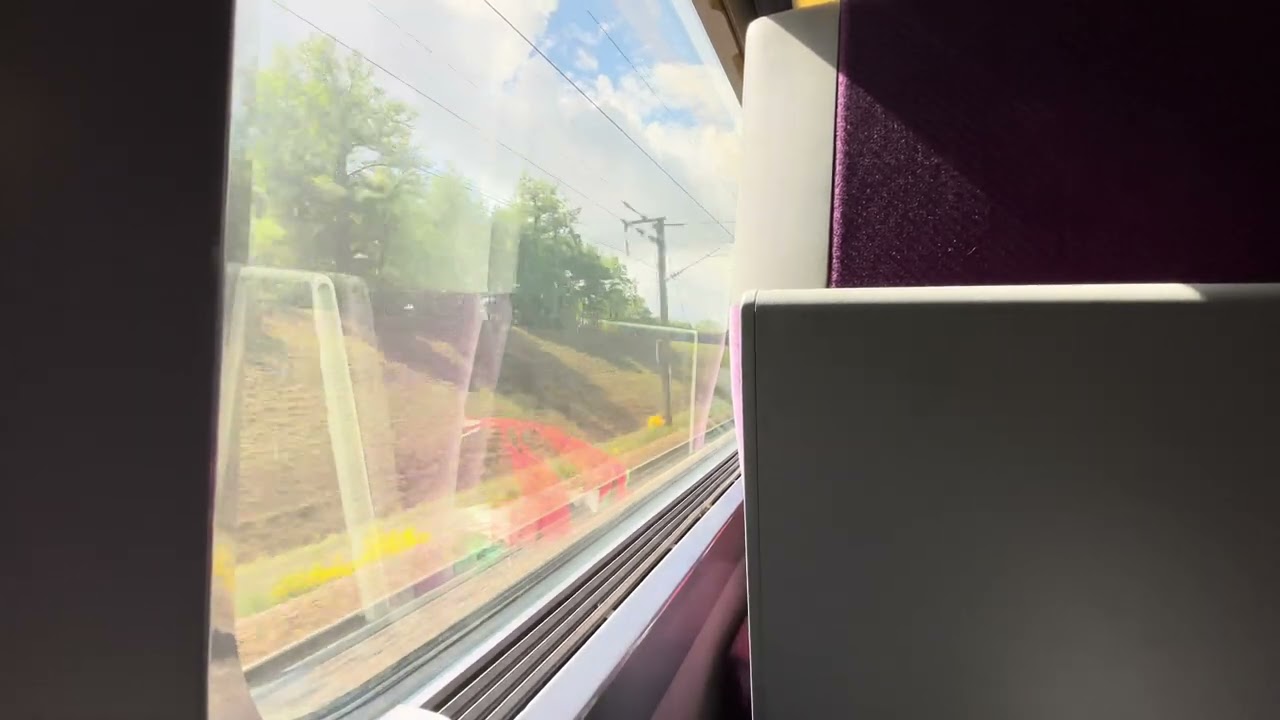 À bord du TGV 8314 entre Saint-Pierre-des-Corps et Vendôme