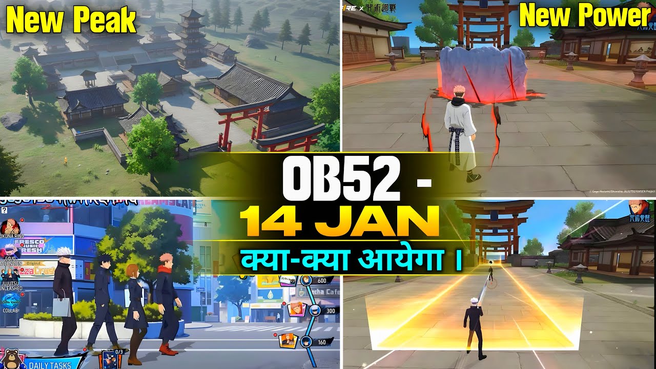 14 JAN OB52 NEW UPDATE - PLAY OLD PEAK MAP