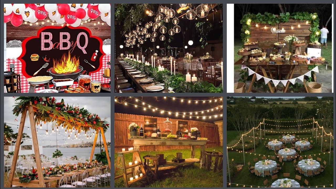 BBQ party decorations ideas ll beautiful BBQ party table decorations outdoor and indoor decorations