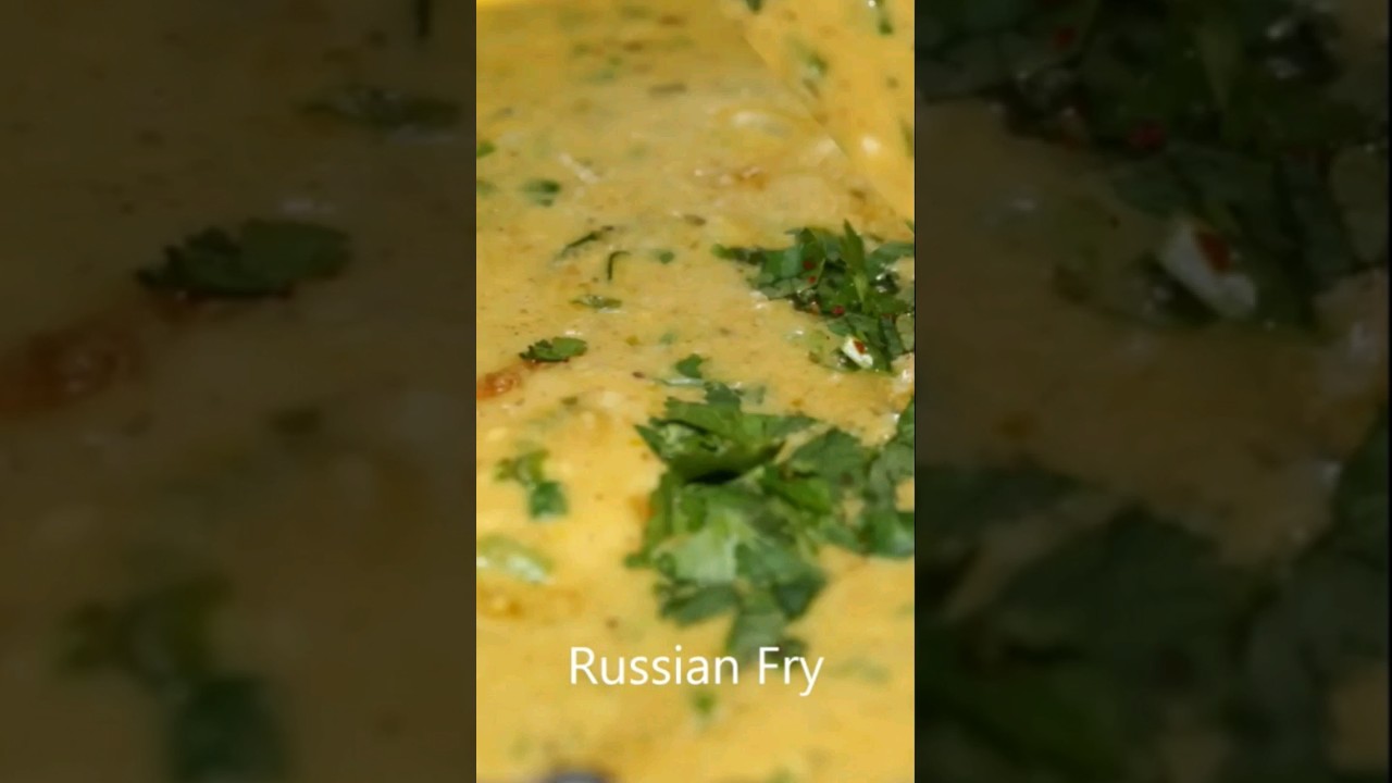 Russian fry | Russian fry egg | street food | cooking 