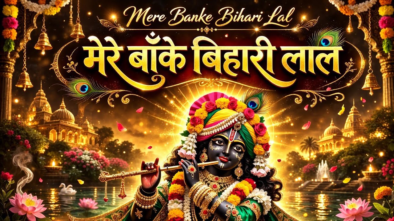 Mere Banke Bihari Laal | Beautiful Krishna Bhajan 