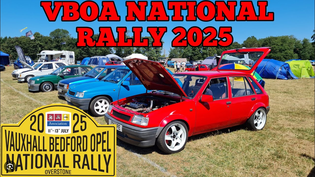 VBOA NATIONAL RALLY 2025 Vauxhall Bedford Opel Car show