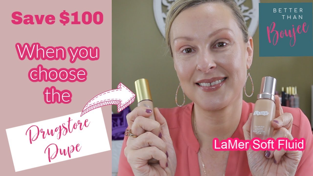 DRUGSTORE DUPE for LaMer Soft Fluid Foundation | Save over $100 with this DUPE!
