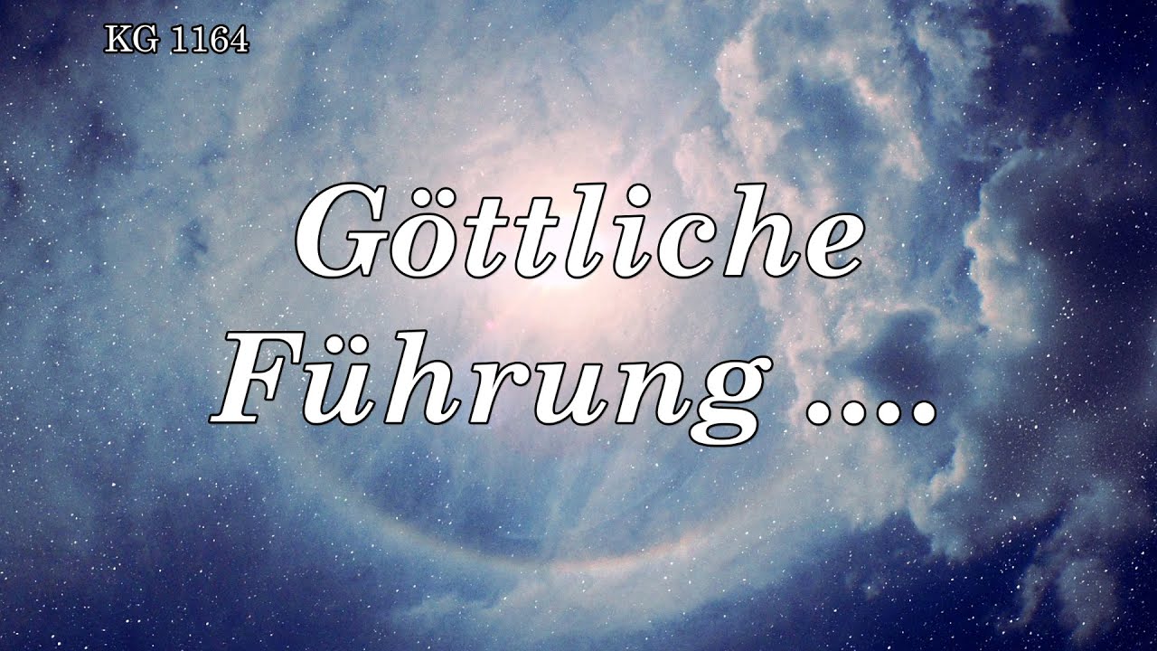 GÖTTLICHE FÜHRUNG ....