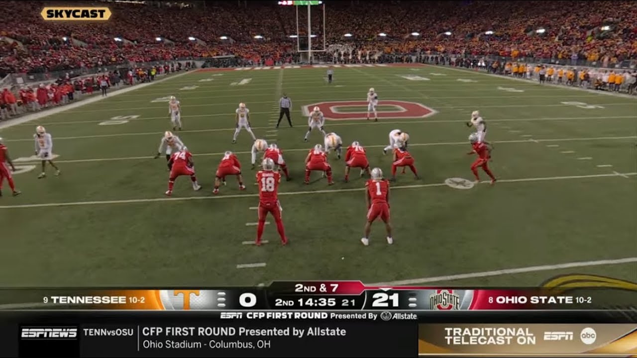 Ohio State vs. Tennessee 2024 - Skycam Highlights