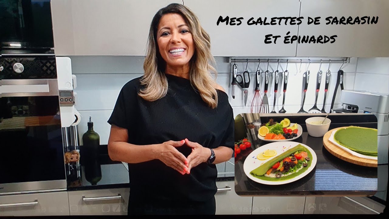 Mes galettes de sarrasin et épinards (crêpes salées)