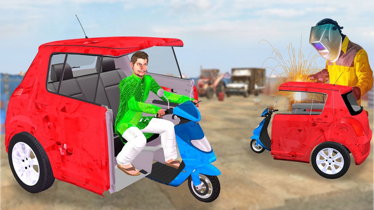 स्कूटर कार  Scooter Car Funny Hindi Comedy Video